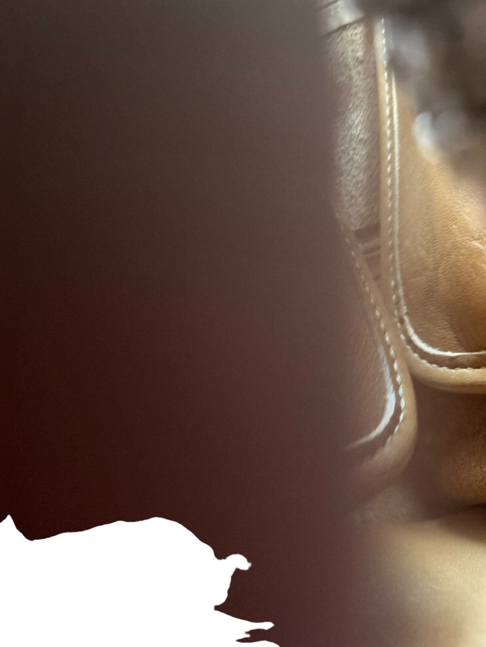 coach vintage 90s classic British tan saddle leather medium bucket bag - Picture 4 of 8